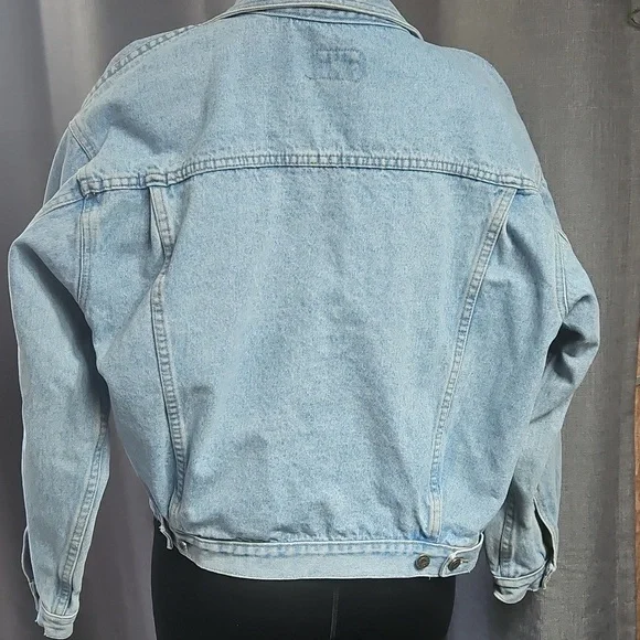 GUESS VINTAGE DEMIN 80"S JACKET SIZE LGE/16-18 - Picture 8 of 9